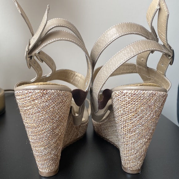 Taupe Wedges - Picture 3 of 6